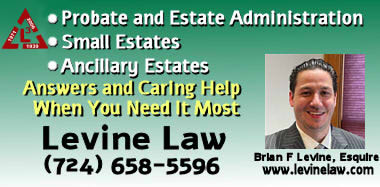 Law Levine, LLC - Estate Attorney in Cameron County PA for Probate and Estate Administration including small estates and ancillary estates